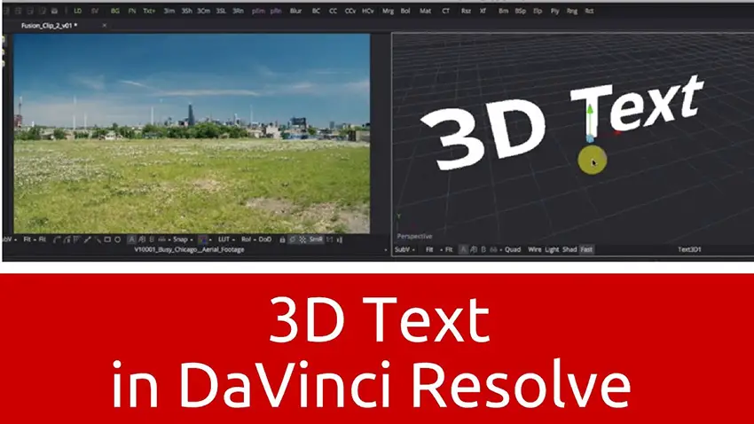 davinci resolve adding text
