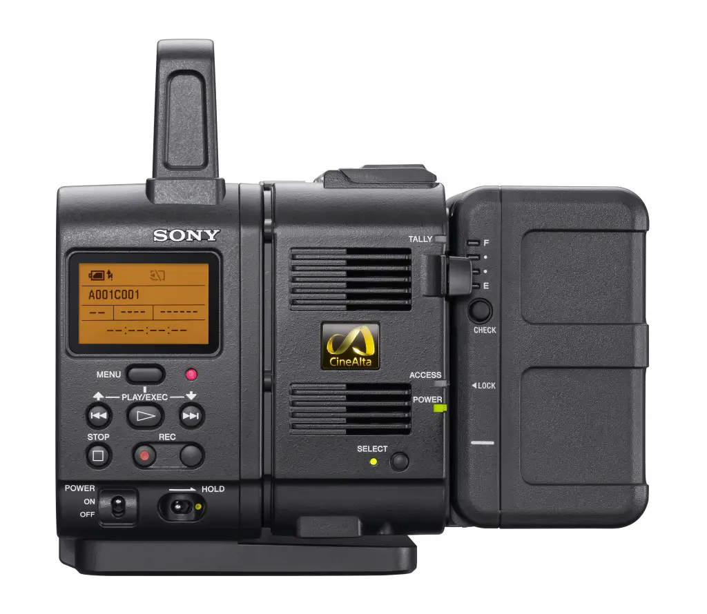 Sony Nex Fs Axs R Recorder For Shooting K Raw Overview Setup