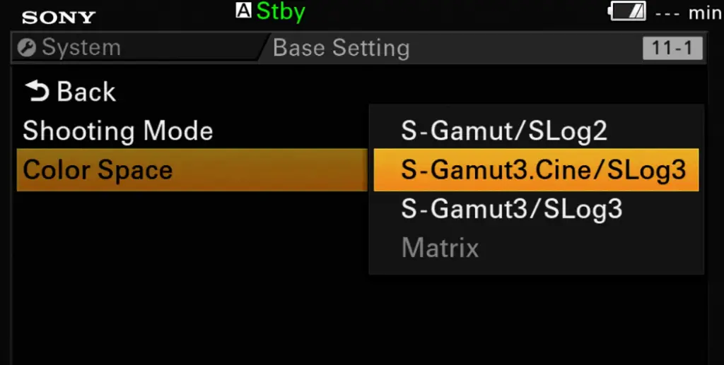 sony fs7 slog