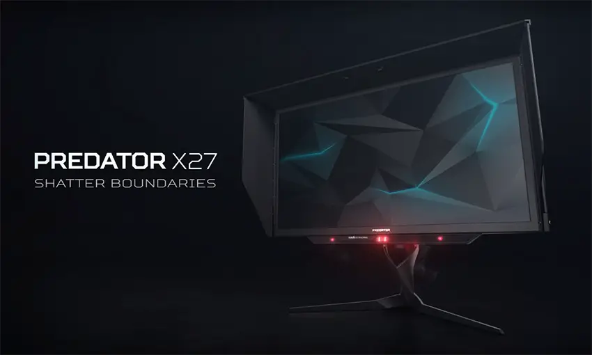 The Brand New Acer Predator X27 Monitor Boasts 4K UHD Resolution at 144