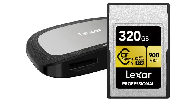 Lexar Announces 320 GB Type A CFExpress Card | 4K Shooters