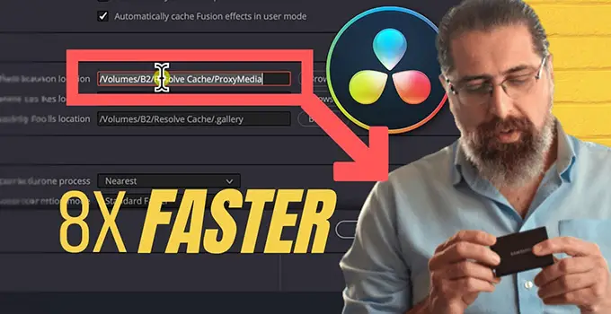 How to Make Resolve 18 Much Faster Using an External SSD