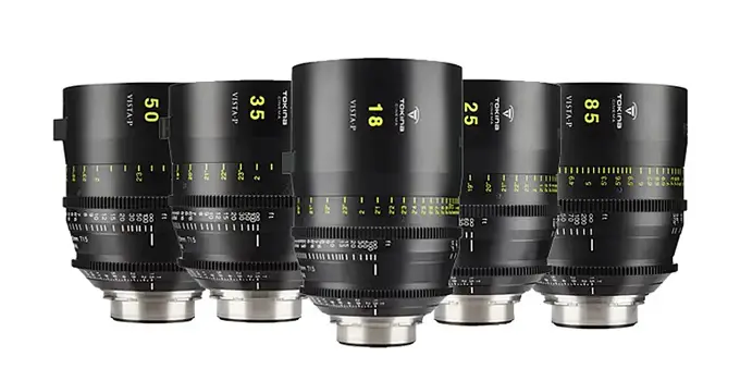 Tokina Delves Deeper into Filmmaking with Vista-P Primes